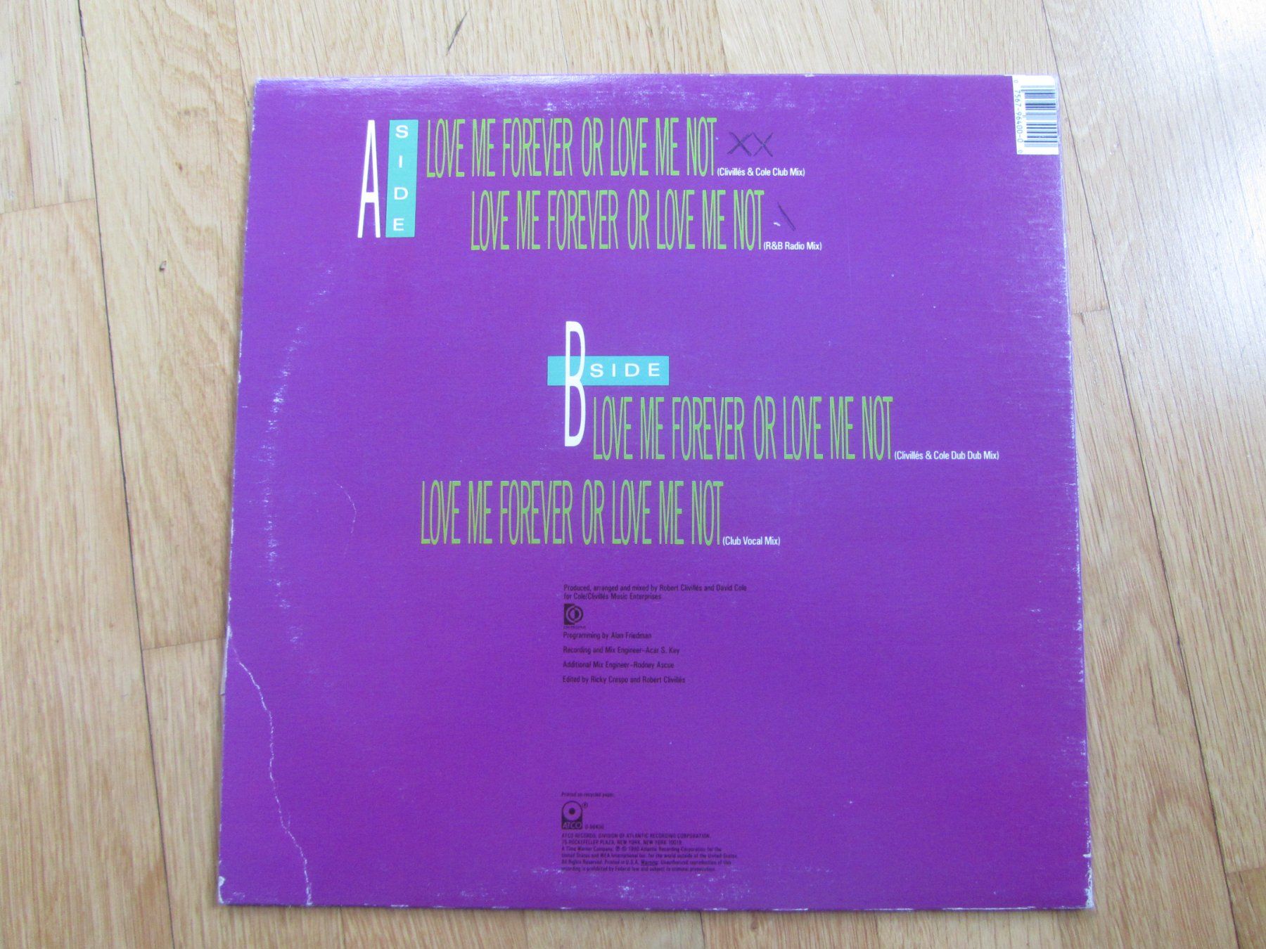 Dischi in vinile: Trilogy - Love Me Forever  Maxi House – Usato da Seengen venduto da mikelele 3