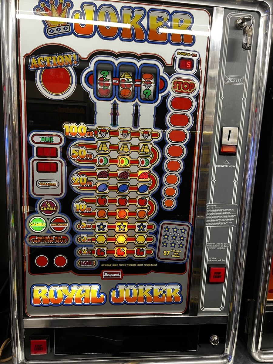 Slot Machine: Royal Joker Silberne Scheibe – Usato da Urdorf venduto da AMBASSADOR 1