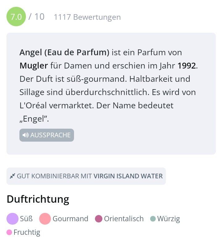 Mugler Parfum & Eau de Toilette: 5 ml MUGLER ANGEL EAU DE PARFUM ABFÜLLUNG – Neu (gemäss Beschreibung) aus St. Gallen von CaliSunshine 2
