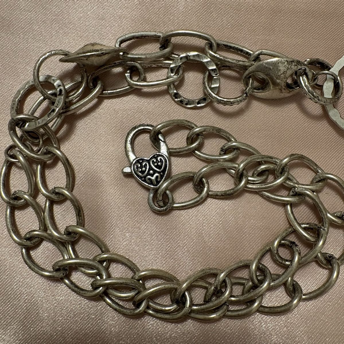 Catenine: Collier pendentif cœur argenté – Usato da Moudon venduto da TigerrrEye 3