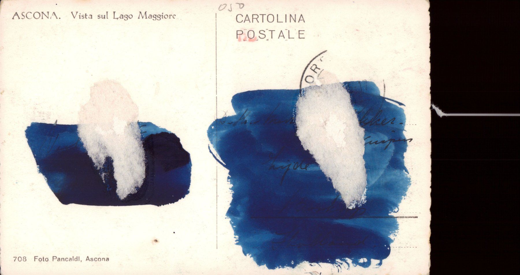 Cartoline postali: AK Ascona - Vista sul Lago Maggiore – Usato da Eggersriet venduto da stamp303 1