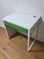 IKEA MICKE Schreibtisch weiss/grün – gratis abzugeben