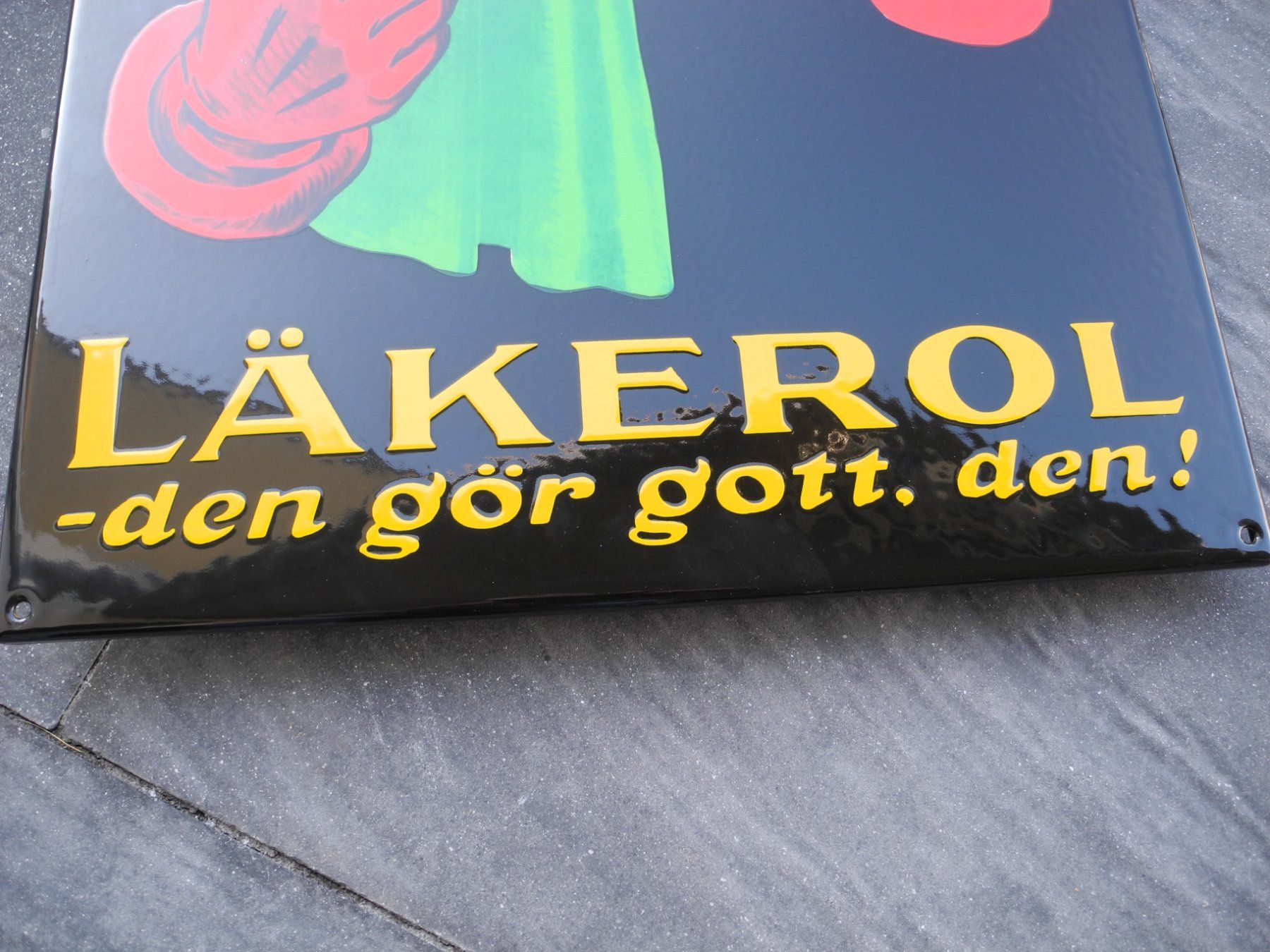 Insegne: XXL LÄKEROL EMAILLESCHILD – Nuovo (secondo la descrizione) da Reinach AG venduto da Huckleberrysix 3