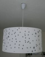 Hänge-Lampe weiss mit Sternen
