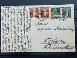 Schöne Karte ab St. Gallen, Tellknabe und Tell