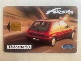 Telefonkarte Frankreich Ford Fiesta