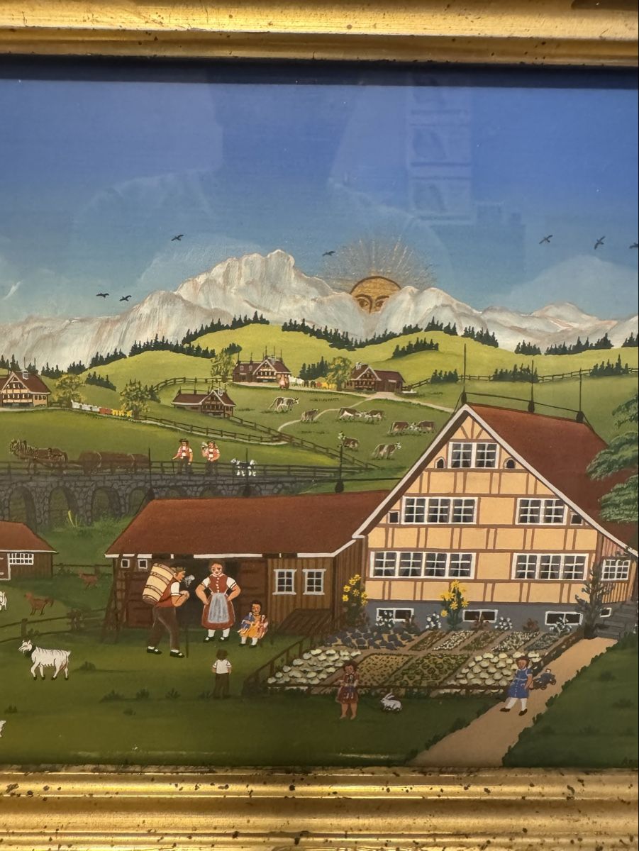 Dipinti: Appenzeller Bild original gemalte signiert Bild  – Usato da Schlieren venduto da Freundlich02 5