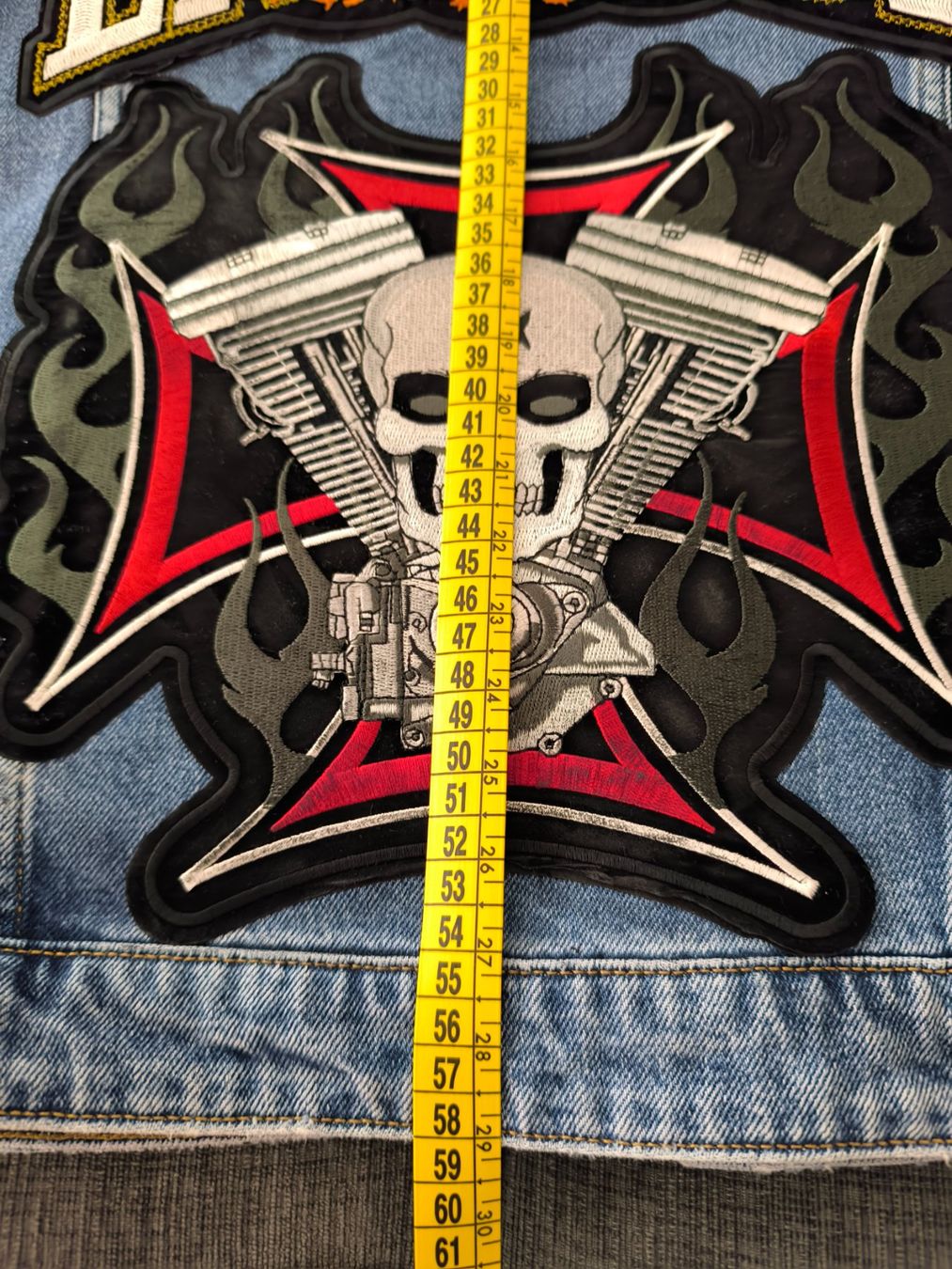 Giacche: Exklusive  Biker Jeans jacke Größe S mit Bilde – Usato da Oensingen venduto da Outlet_Super_Sale 4
