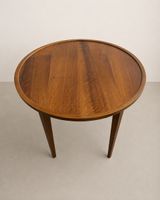 Runde Beistelltische, Art-déco-/Mid-Century-Stil