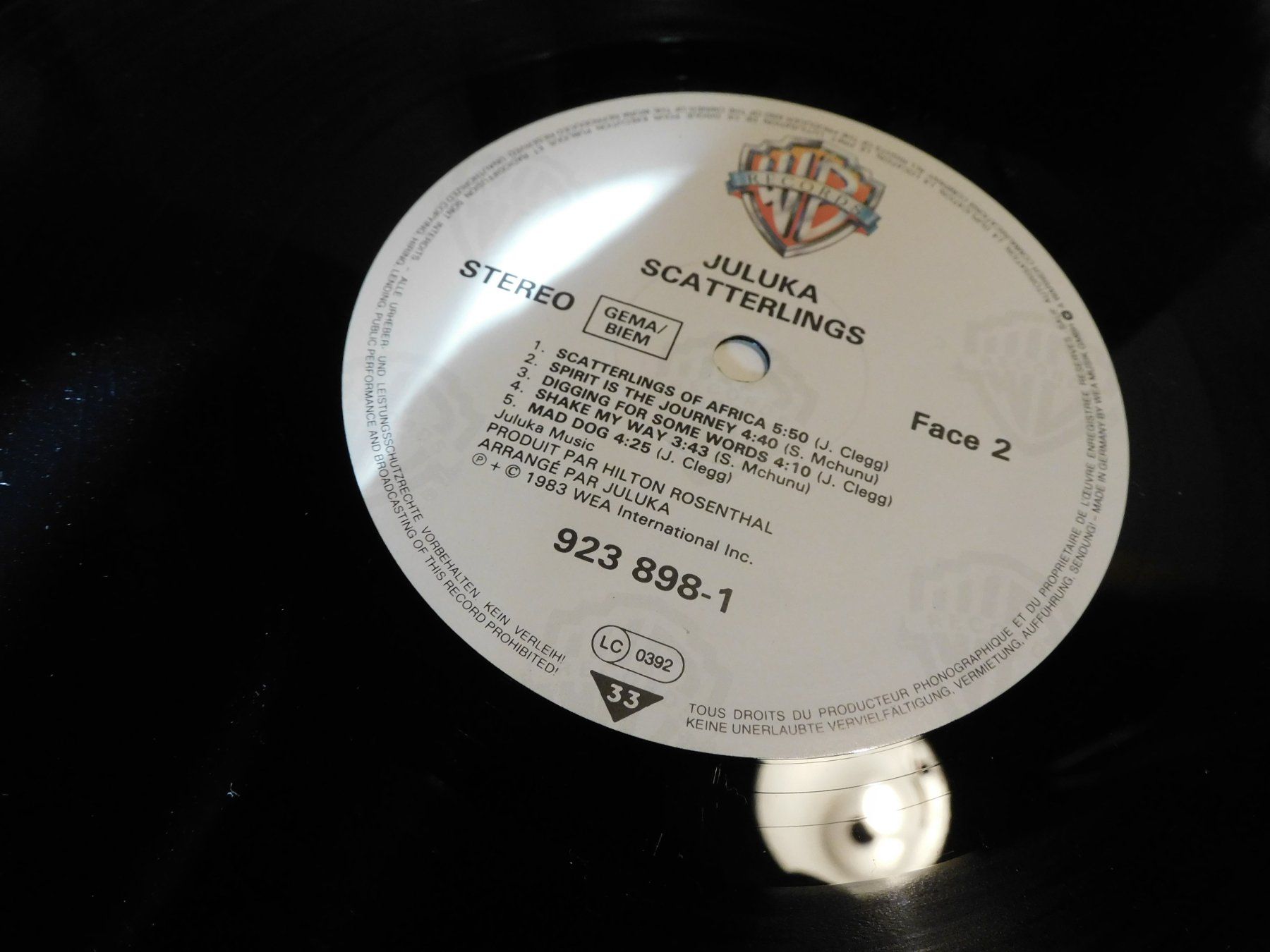 Dischi in vinile: LP Schallplatte 1983 - Juluka Scatterlings    Lp – Usato da Sursee venduto da 76 1