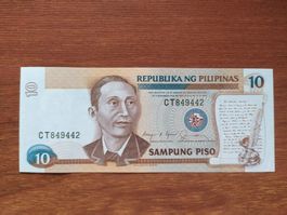 Philippines - Banknote 10 Piso 80er