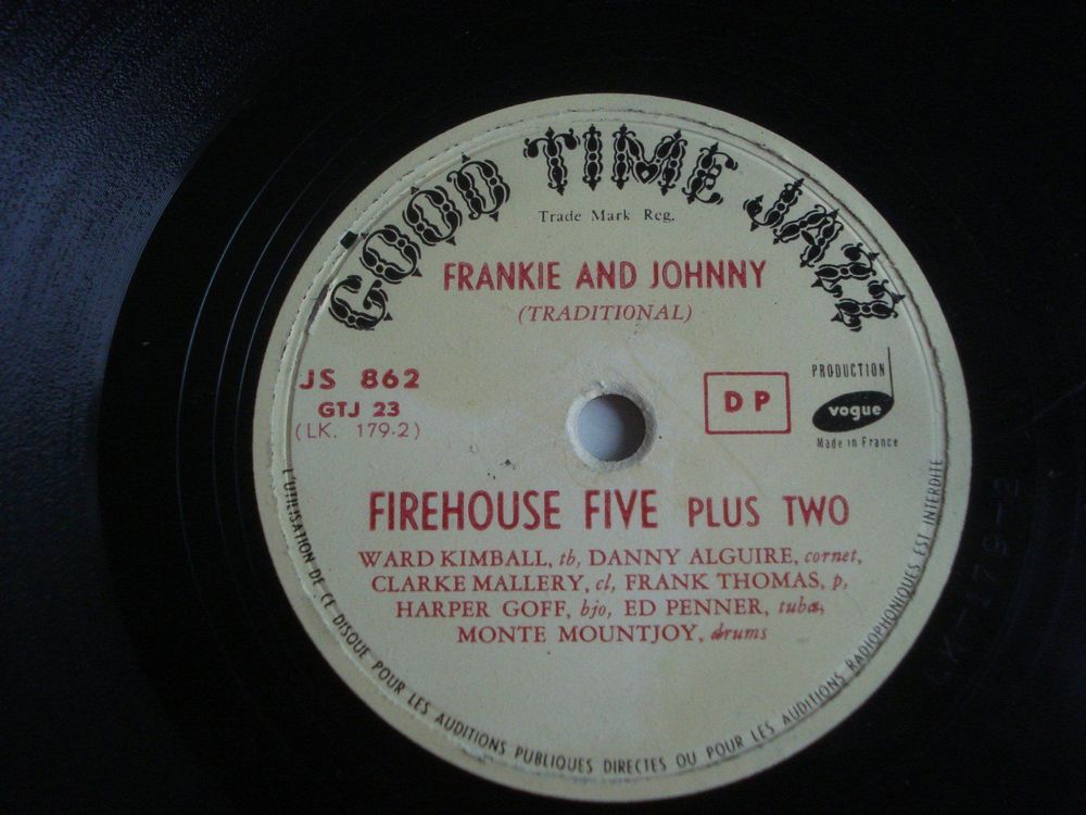 FIREHOUSE FIVE Plus Two - Frankie And Johnny/Copenhagen 1949 | Kaufen ...