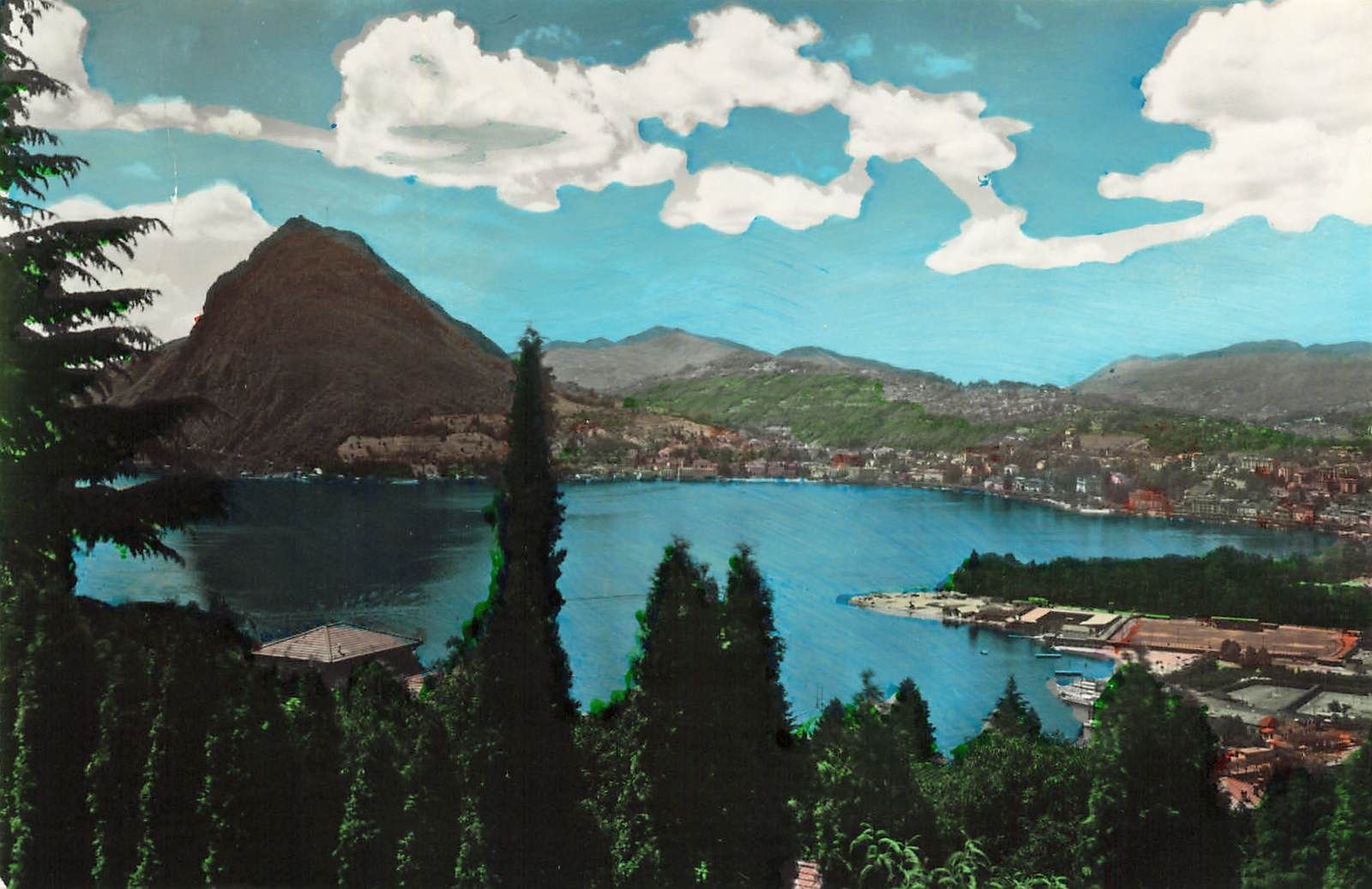 Cartoline postali: Lugano – Usato da Biasca venduto da Blenio71
