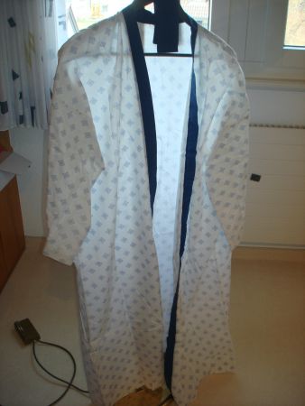 Morgenmantel Kaftan style, offen mit Gürtel, herrlich leicht