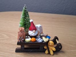 Weihnachtsschlitten Handgemacht, Pandoro...auch für Maileg