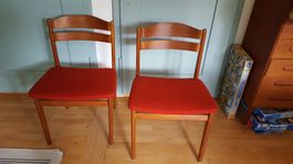 Teak Stühle von Boltinge Møbelfabrik Vintage Mid Century