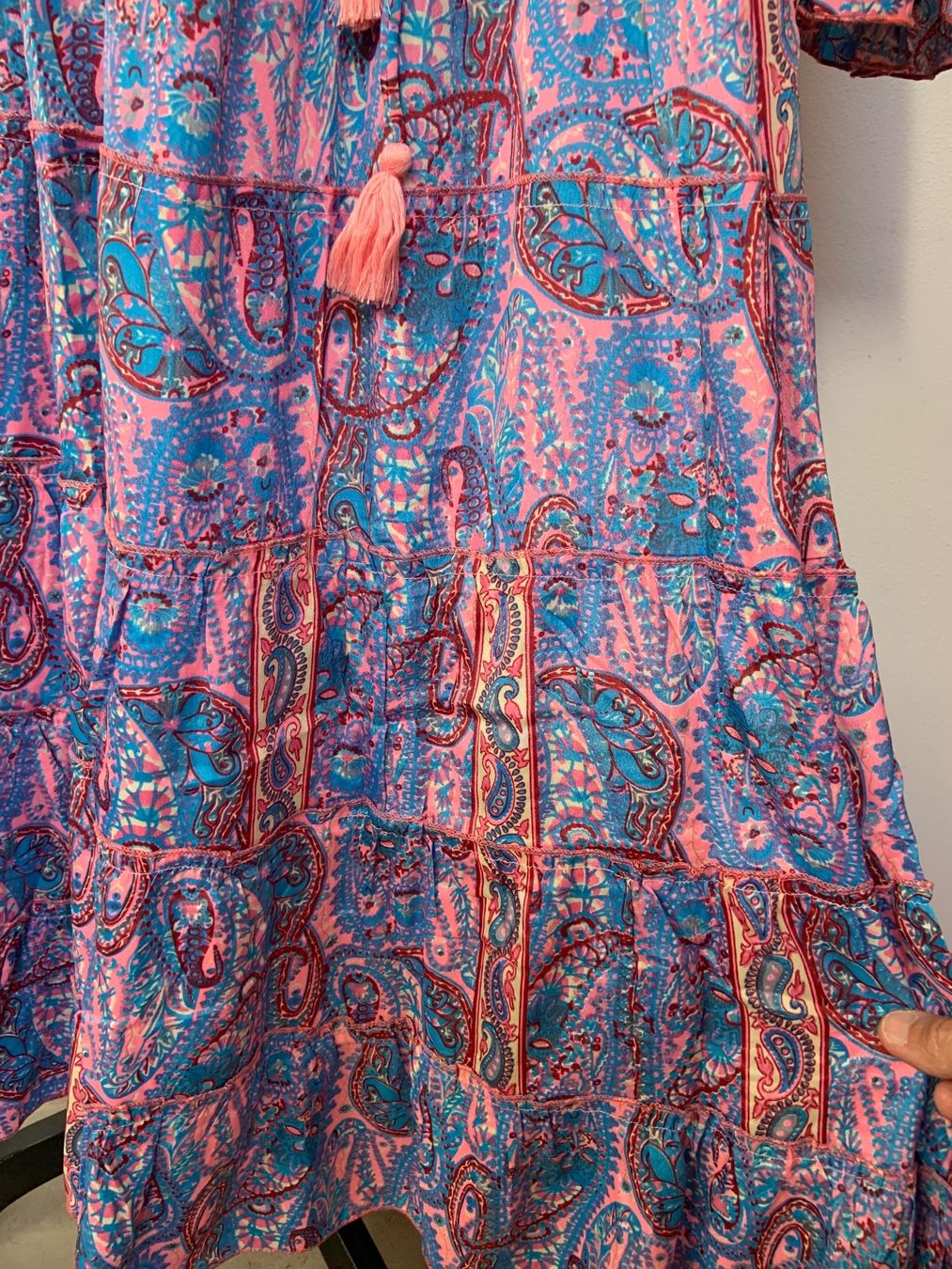 Kleider: Boho Maxistufenkleid aus Seide – Neu (gemäss Beschreibung) aus Sigriswil von ck56 4