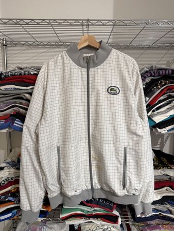 90’s Vintage Lacoste Tracktop size 6 fit XL