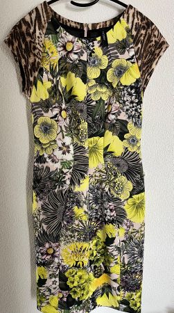 Marccain Kleid, Gr.36, Blumenmuster/Leoprint- ideal Sommer!