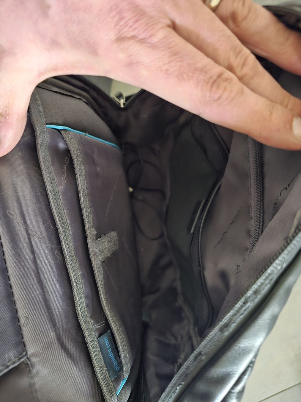 Piquadro Zaini: Piquadro Urban Backpack in Leder – Usato da Birmensdorf ZH venduto da Simeon84 3