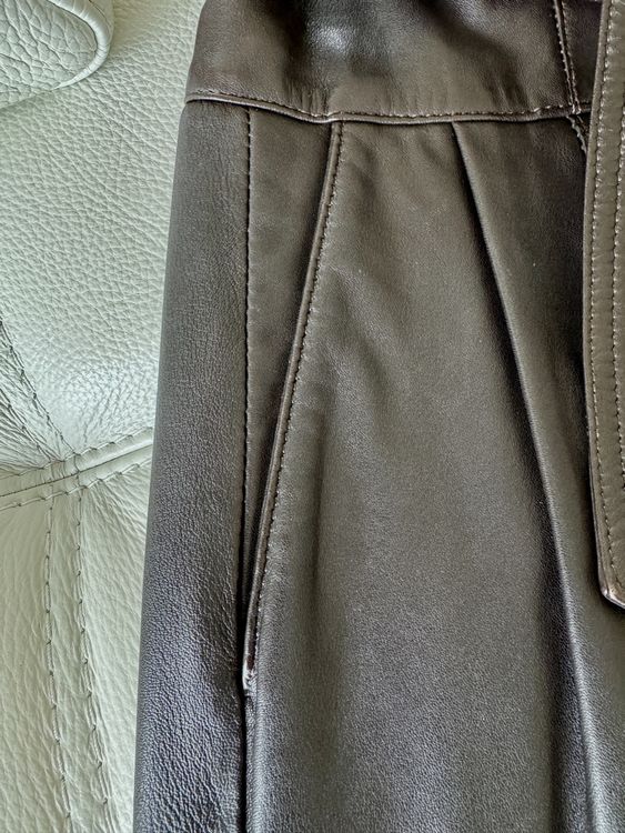 Massimo Dutti Gonne: MASSIMO DUTTI Brown Genuine Leather Skirt, Size S – Nuovo (secondo la descrizione) da Forch venduto da ele_9gsf 5