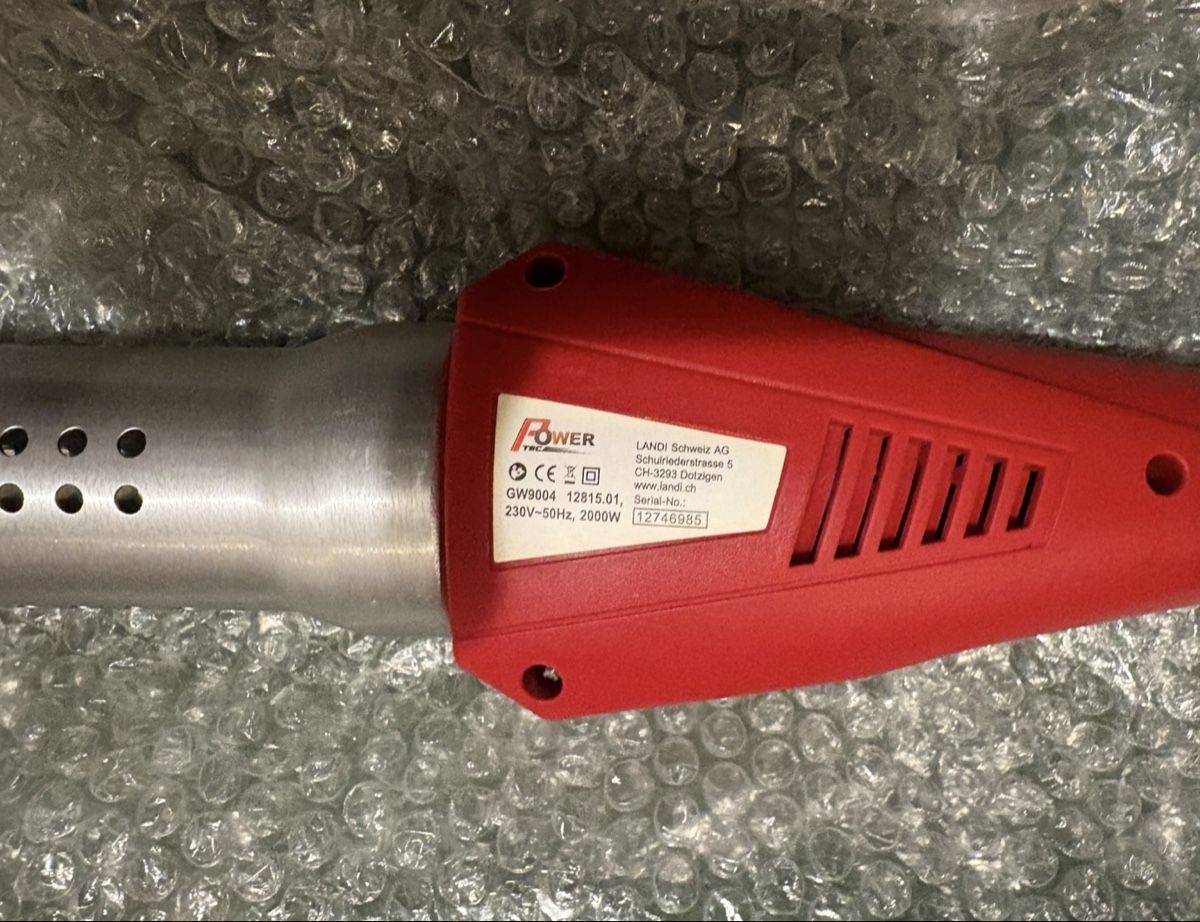 Powertec Alle Werkzeuge: Unkrautvernichter POWER 230V-50Hz, 2000W – Neu (gemäss Beschreibung) aus flamatt von mmkarton 5