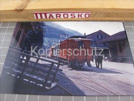 Echtfoto: Schwanden mit Sernftalbahn, ca 1968, Sernftalbahn
