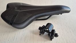 Velosattel Comp schwarz mit Klemme guter Zustand