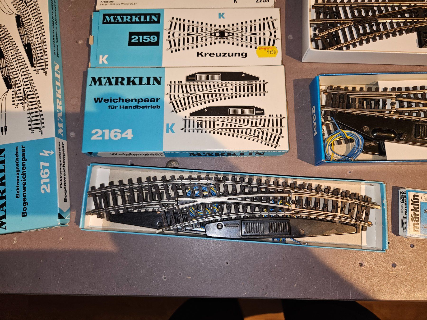 Märklin Modellini di ferrovie: Märklin K Gleise und Weichen  mit OVP – Usato da Bern venduto da lukas90pilze 6