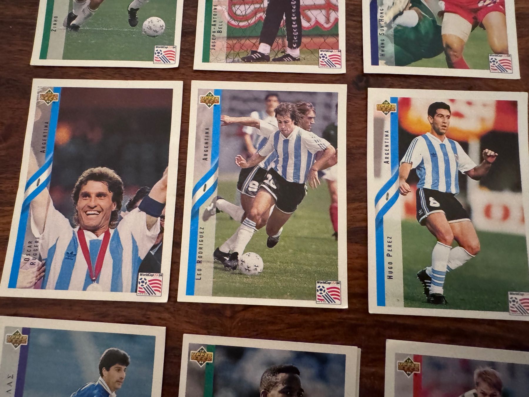 Carte collezionabili: 11 Upper Deck World Cup 1994 Sammelkarten gebraucht – Usato da Zürich venduto da 2013tg 2