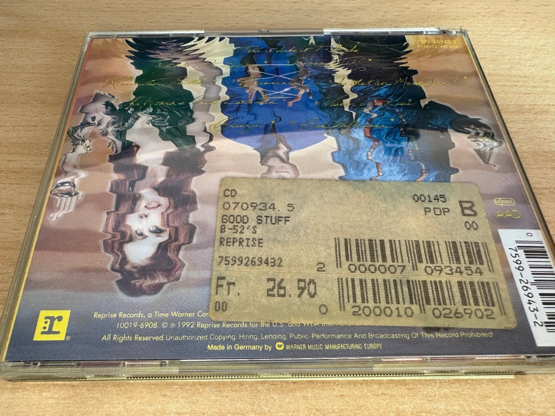 CD: The B-52's – Good Stuff – Usato da Rikon im Tösstal venduto da Alpenmutz 1
