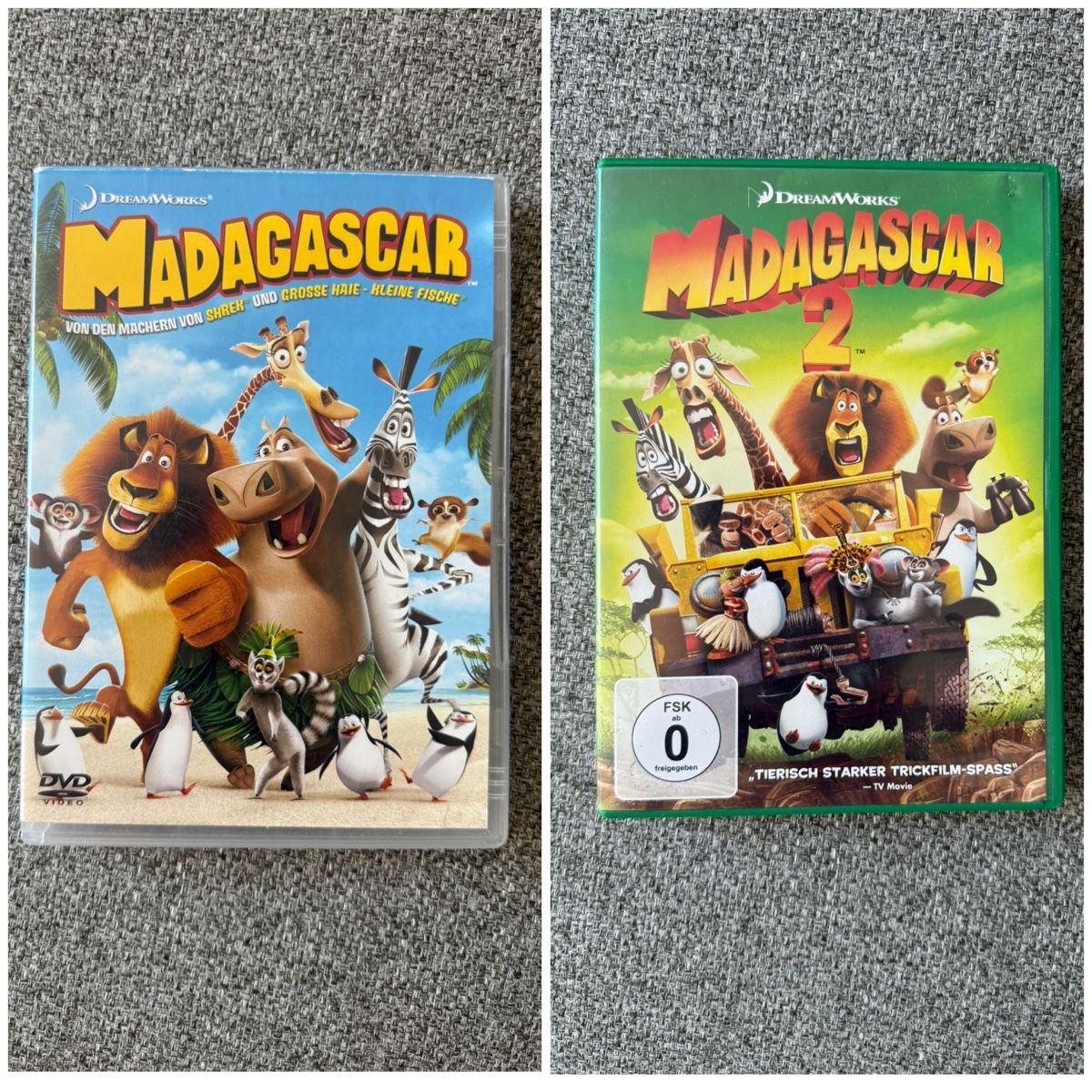 Tutti i DVDs: Madagascar 1 und 2 DVD – Usato da Uster venduto da AlabasterOne