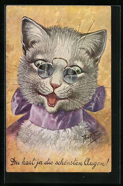 Cartoline postali: Arthur Thiele: This is so sudden, Katze  – Usato da Berlin venduto da bartko-reher