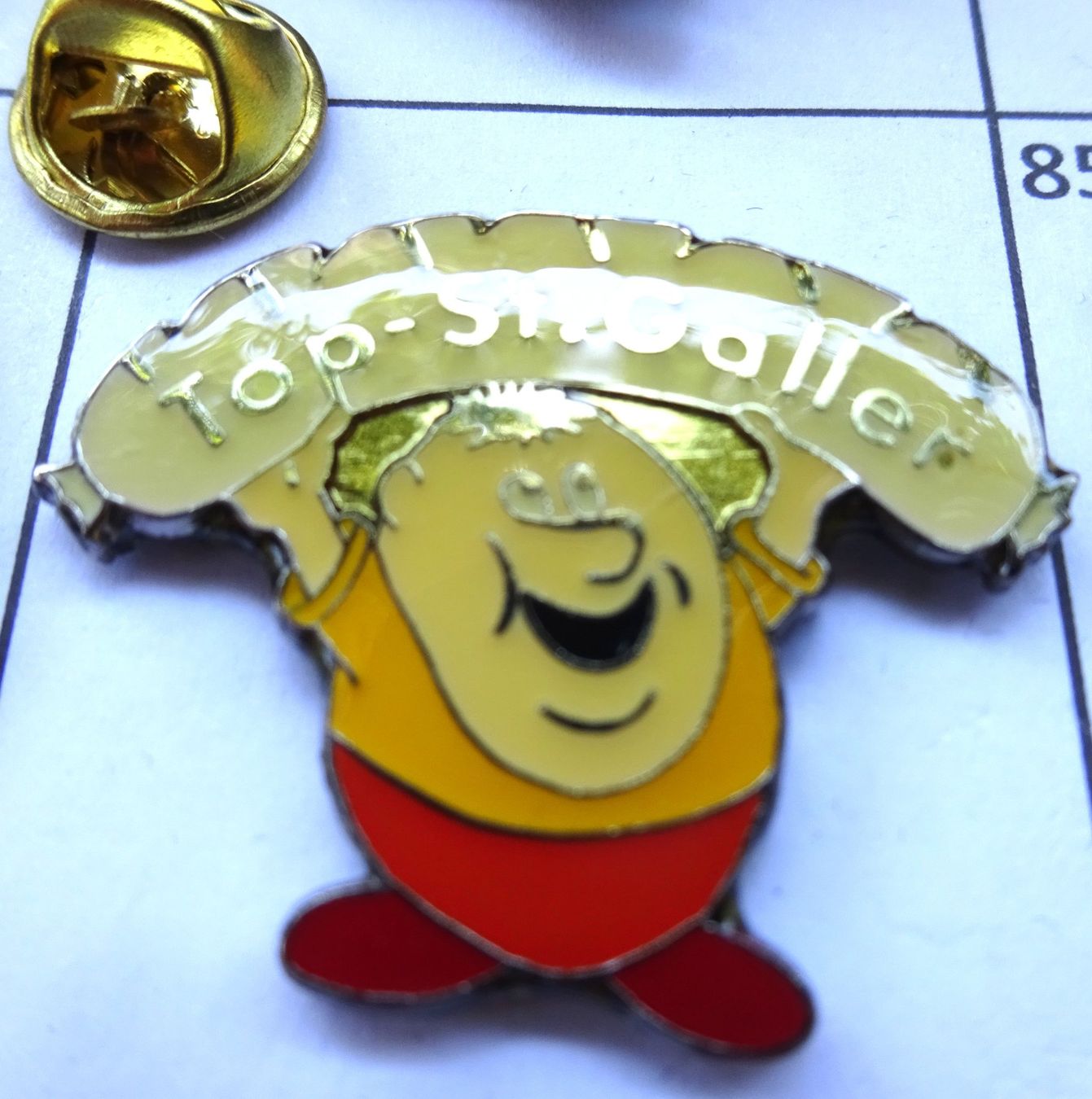 Placchette & Badge: Pin TOPI  Top St Galler  Bratwurst – Usato da Utzenstorf venduto da BUtter81