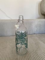 Trinkflasche 1 Liter Glas