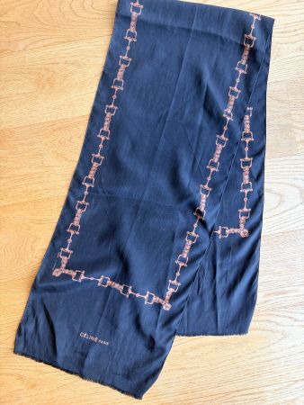 Céline Paris Long Silk Scarf Luxury - France