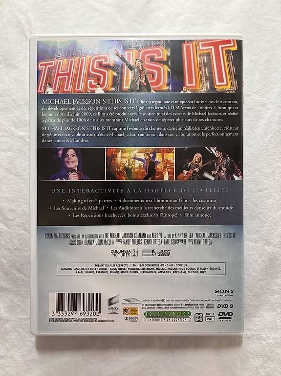 Alle DVDs: DVD - Michael Jackson - This is it – Gebraucht aus Massagno von NiniLiliTiti 1