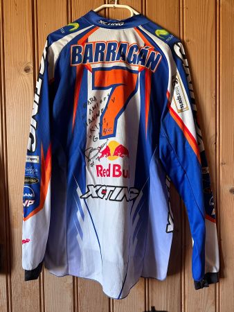 Motorcross Jonathan Barragán Shirt WM 2008 mit Unterschrift