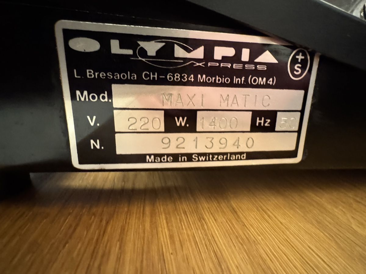 Olympia Express Macchine per caffè & Macchine per espresso: Maximatic machine expresso bon état – Usato da Brügg BE venduto da haj_9zhk 5