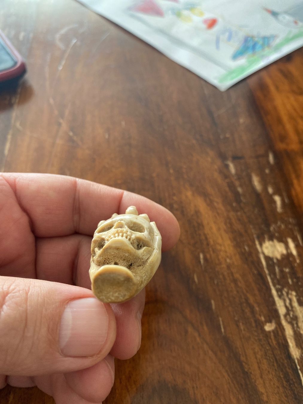 Figuren: Netsuke, signiert Hirschhorn geschnitzt, Japan – Gebraucht aus Berikon von Samurai67ch 6