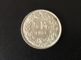 Silber 1/2 Franken 1956