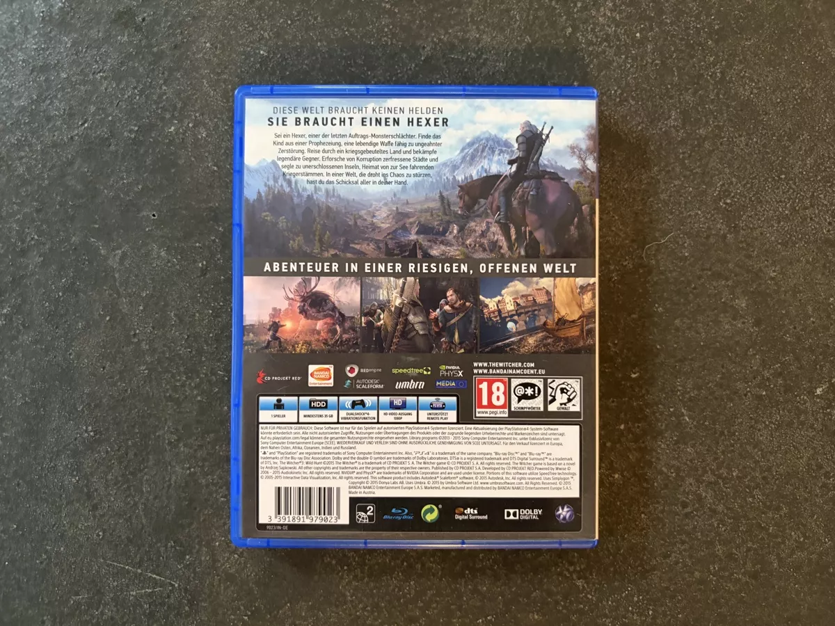 Sony Giochi: The Witcher 3 – Usato da Susch venduto da Ascaso 1
