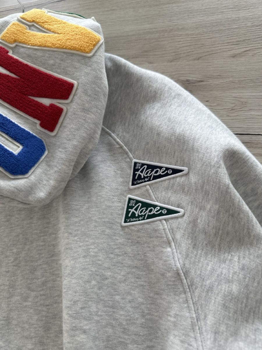 Maglioni & Felpe: Sweat à capuche Aape by A Bathing Ape, gris, taille L – Nuovo (secondo la descrizione) da Moutier venduto da francisco20 7