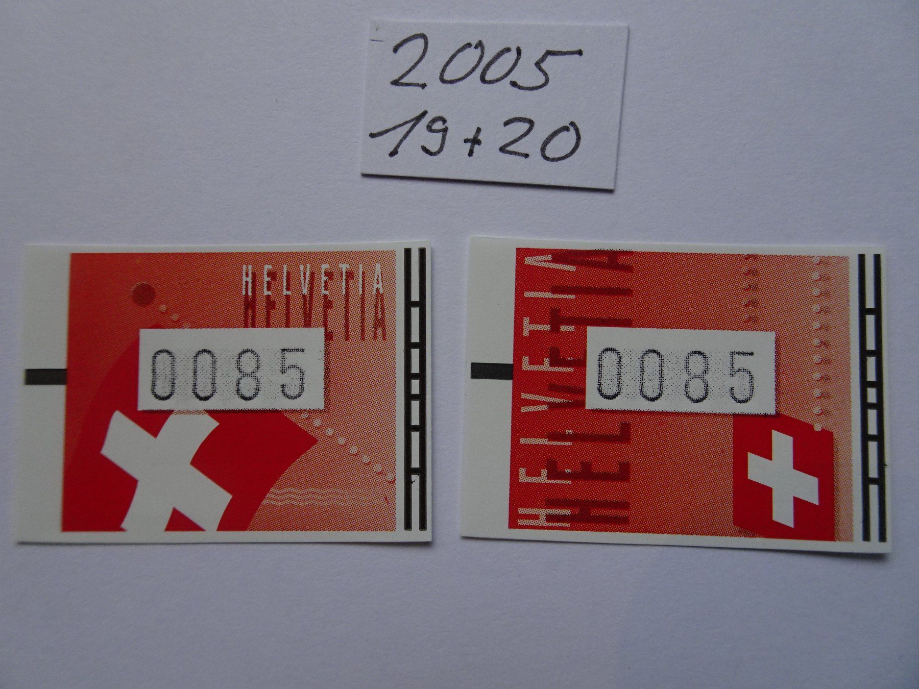 Tutti i francobolli: ATM-Typ 2005* – Nuovo (secondo la descrizione) da Aadorf venduto da Chnorli-Furz