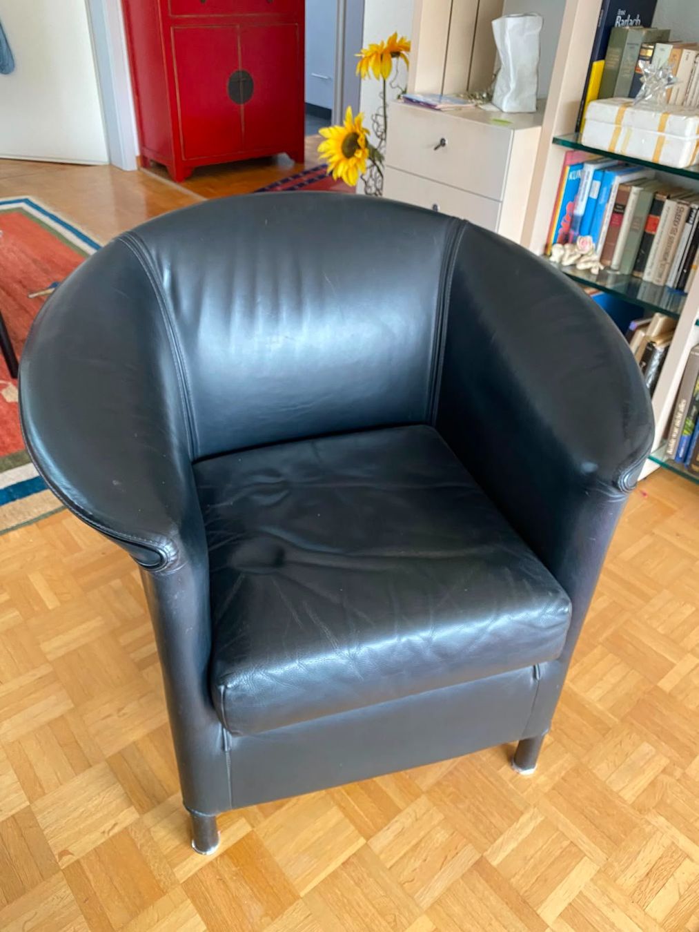 Pfister Sessel: Ledersessel – Gebraucht aus Kriens von rob_5x9b