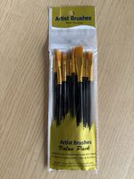 Neues Pinselset, 11teilig,für Aquarell, Acryl, Öl
