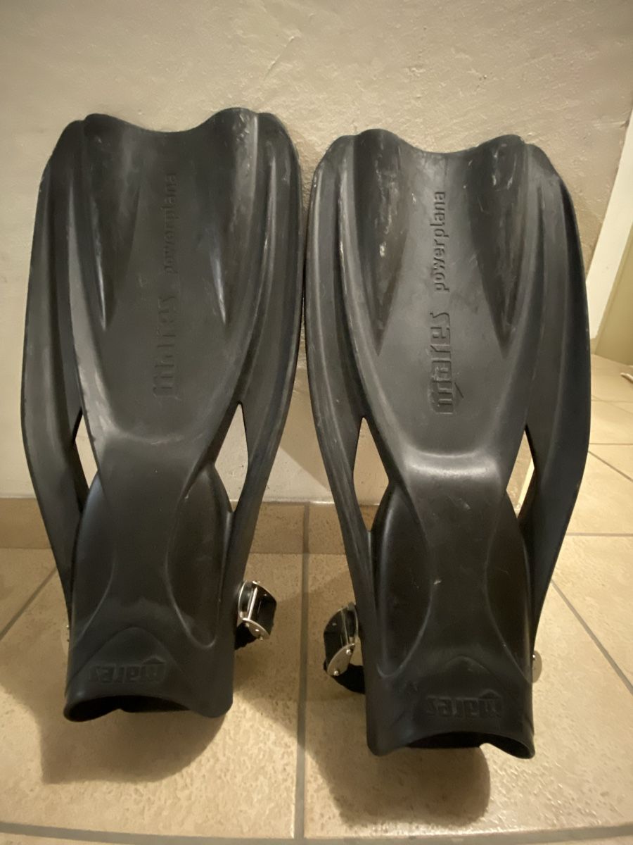 Mares Flossen, Masken & Schnorchel: Tauchflossen Mares Power Plana – Gebraucht aus Balzers von luna0110