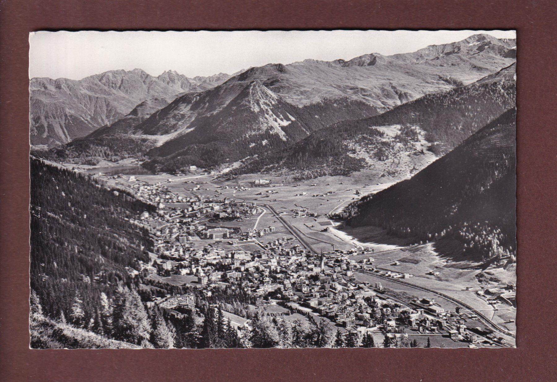 Cartoline postali: Blick auf DAVOS – Usato da Pully venduto da nicecards