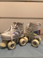 Rollschuhe Oxelo weiss glänzend Grösse 29 gebraucht