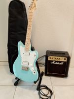 Starterset E-Gitarre Squier Mini Jazzmaster DBL Set
